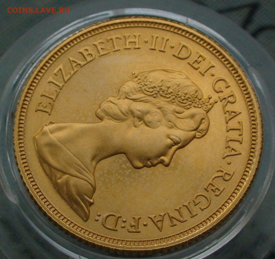 Англия. Золотой соверен 1984 год. - 215137063 (2)