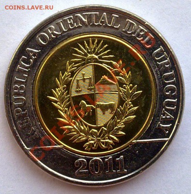 - БИМ - Уругвай 10 песо 2011 Пума 10.10 21.00 - Уругвай 10 песо 2011-2