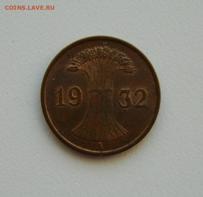 Германия 1 рейхспфенниг 1932 г. "А". до 04.02.21 - DSCN6106.JPG