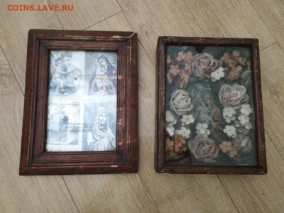 Икона в киоте 50-е годы - 2