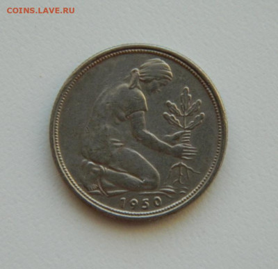 Германия  50 пфеннигов 1950 г. "F". до 04.02.21 - DSCN6077.JPG