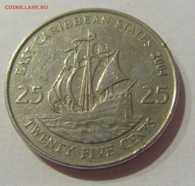 25 центов 2004 Восточные Карибы №1 07.02.21 22:00 М - CIMG8732.JPG