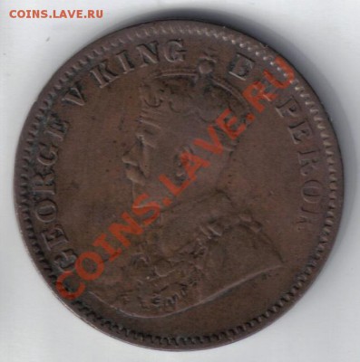 4 анны 1935 VF до 6.10 21.00мск - Британская Индия 1,4 анны 1935-1