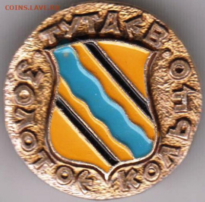 Знак "ТУТАЕВ. ЗОЛОТОЕ-КОЛЬЦО" до 08.02.21 г. в 23.00 - 006