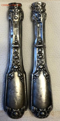 Серебро 84 пр. Ручки от ножей 2 шт.как лом 46  гр. - 2A1617C2-740C-427D-BA0F-CC1D4AFFC480