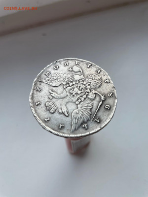 Рубль 1737 год Гедлингер - 8