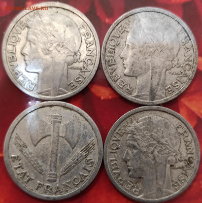 Франция 2 франка  1921-1950 фикс. - IMG_20210202_155741