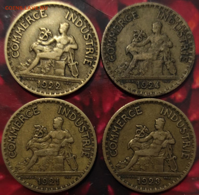 Франция 1 франк 1921-1959 фикс - IMG_20210202_181425