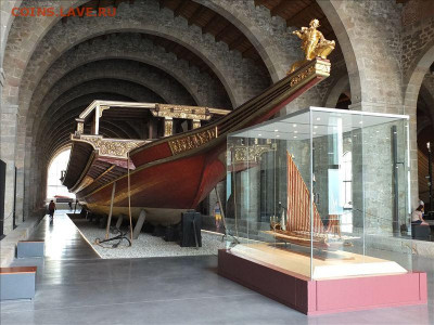 Монеты с Корабликами - Barcelona_Museu_Maritim_Galera_Real