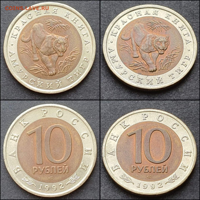 Амурский Тигр 10 рублей 1992 год. Хороший. До 09.02 - IMG_20210203_174600