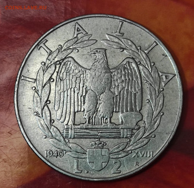 Италия 2 лиры 1940 (магнитная) приятная - IMG_20210203_223143