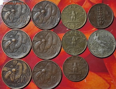 Италия100, 50 лир,50,20,10,5,чентезимо 1912-1943 фикс . - IMG_20210203_233700