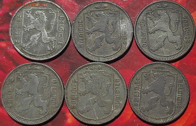 Бельгия1франк ,5франков,25,10,5 сантимов 1863-1953 фикс. - IMG_20210204_013250