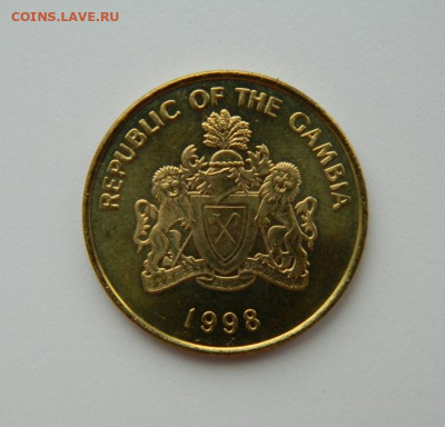 Гамбия 10 бутут 1998 г. (Фауна) до 09.02.21 - DSCN6147.JPG