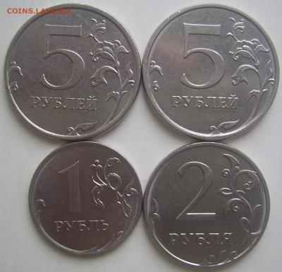 5 руб 2019 шт. А2,Б, 2 руб 2019 шт. Б,1 2019 шт.В до 6.02 - 5 2 1 реверсы