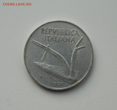 Италия 10 лир 1951 г. до 09.02.21 - DSCN6261.JPG