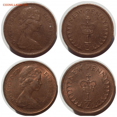 2 пенни ВЕЛИКОБРИТАНИЯ (1971-1982 гг.) до 07.02.21 в 22:00 - CollageMaker_20210205_233732779