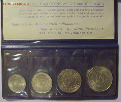 1-10 динар 1970-76 ФАО Югославия (буклет) 12.02.2021 22:00 М - CIMG2285.JPG