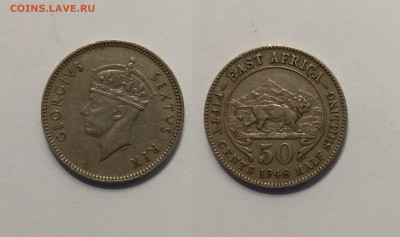 Британская Восточная Африка 50 центов 1948г - 11.02 22:00мск - IMG_20210124_095803