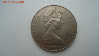 НОВАЯ ЗЕЛАНДИЯ 1 ДОЛЛАР 1974 ДЕНЬ ВАЙТАНГИ - DSC09249.JPG