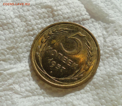 5 копеек 1957 года интересный гурт. - DSC03534.JPG