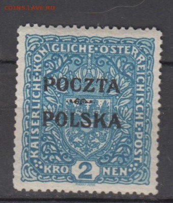 Польша 1919 1м* надпечатка до 13 02 - 125