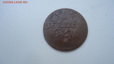 ГЕРМАНИЯ ФРАНКФУРТ НА МАЙНЕ 1 ГЕЛЛЕР 1820 - DSC09141.JPG