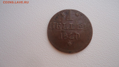 ГЕРМАНИЯ ФРАНКФУРТ НА МАЙНЕ 1 ГЕЛЛЕР 1820 - DSC09135.JPG