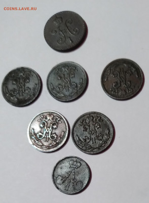 Лот меди 7шт.1841-1909г. до 12.02.21г. 22:00 - 20210207_195904