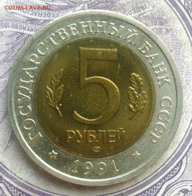 5 рублей 1991 года Винторогий козел до 10.02.2021 - IMG_20210207_174708