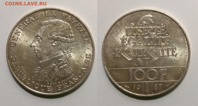 Франция 100 франков 1987 г Ла Файет - 14.02 22:00мск - IMG_20201114_110307