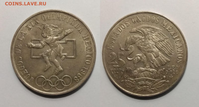 Мексика 25 песо 1968 г ОИ в Мехико - 14.02 22:00мск - IMG_20200925_174607