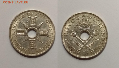 Британская Новая Гвинея 1 шиллинг 1935 г - 14.02 22:00мск - IMG_20210208_170457