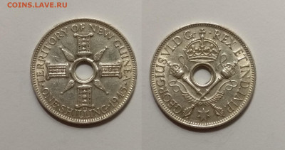 Британская Новая Гвинея 1 шиллинг 1945 г - 14.02 22:00мск - IMG_20210208_170715