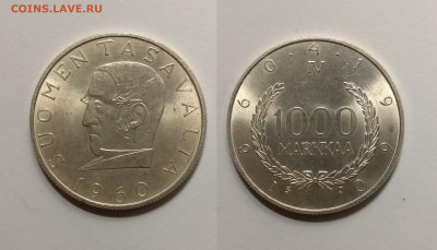 Финляндия 1000 марок 1960 года, 100 лет - 14.02 22:00мск - IMG_20210208_171601