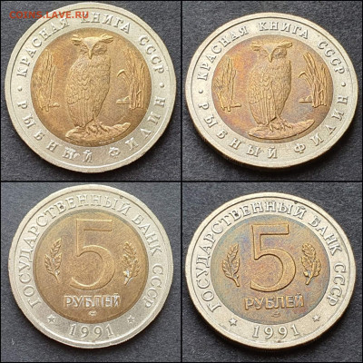 Рыбный Филин 5 рублей 1991 год. До 16.02. N3 - IMG_20210203_174558