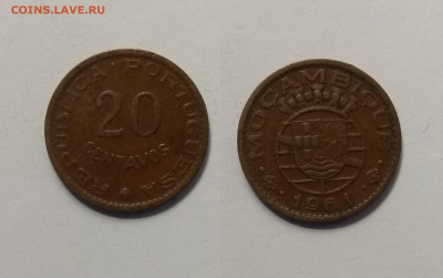 Португальский Мозамбик 20 сентаво 1961 г- 15.02 22:00мск - IMG_20210124_101125