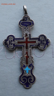 Крест с эмалью 84 проба. - IMG_6136.JPG
