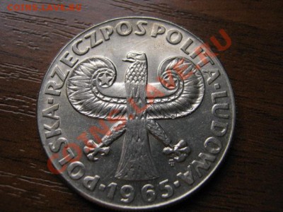 Польша 10 злотых 1965 "Большая" колонна до 07.10 в 21.00 М - IMG_1122