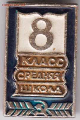 Знак "8 класс средняя школа" до 17.02.21 г. в 23.00 - 018