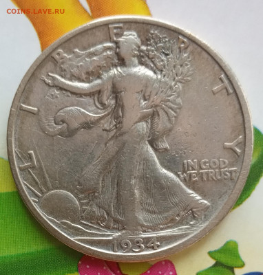 50 центов 1934 года США "Шагающая Свобода" до 11.02 - IMG_20210211_104258