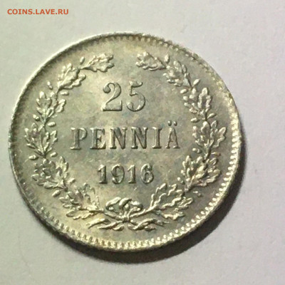 25 пенни 1916 год S , UNC - image-09-02-21-08-42-1
