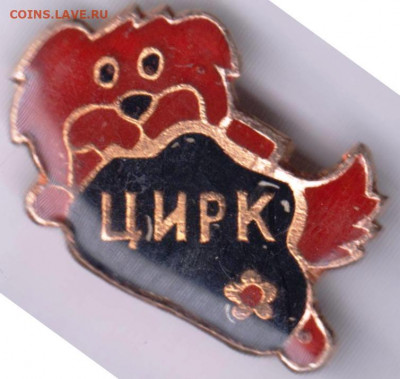 Знак-брошь "ЦИРК" до 18.02.21 г. в 23.00 - 011