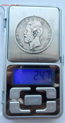 Румыния  5 лей  1901 (с подвеса) до 15.02.21 22 00 мск - DSCN4786.JPG