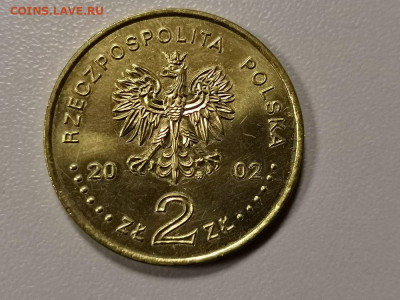 Польша 2 злотых 2002г -Владислав Андерс, до 18.02 - Я Польша Владислав-2