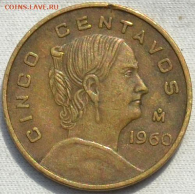 Мексика 5 сентаво 1960 ( 2 ).15. 02. 2021 в 22 - 00. - DSC_0724.JPG