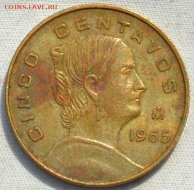 Мексика 5 сентаво 1965 . 15. 02. 2021 в 22 - 00. - DSC_0730.JPG