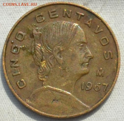 Мексика 5 сентаво 1967. 15. 02. 2021 в 22 - 00. - DSC_0732.JPG