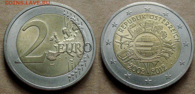 2 евро 2012 Австрия - 10 лет обращению евро UNC - до 17.02 - 2e-Austr-2012_