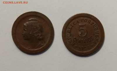 Португалия 5 сентавос 1927 года - 19.02 22:00мск - IMG_20210124_100730